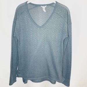 Aeropostale- Bethany Mota Blue Long-Sleeve Top